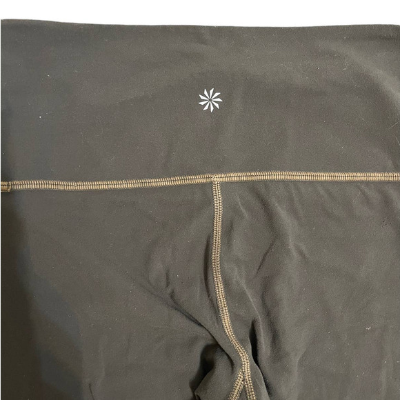 Athleta Capri Workout Exercise Leggings Olive Women's Size XS - Picture 3 of 5